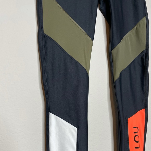 Tully Lou Shibuya Color Block Logo Leggings S - Picture 3 of 6